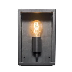 Qazqa wandlampen buiten rotterdam zwart e27