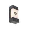 Qazqa wandlampen buiten tide grijs e27