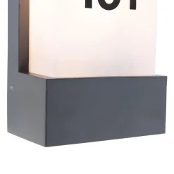 Qazqa wandlampen buiten tide grijs e27