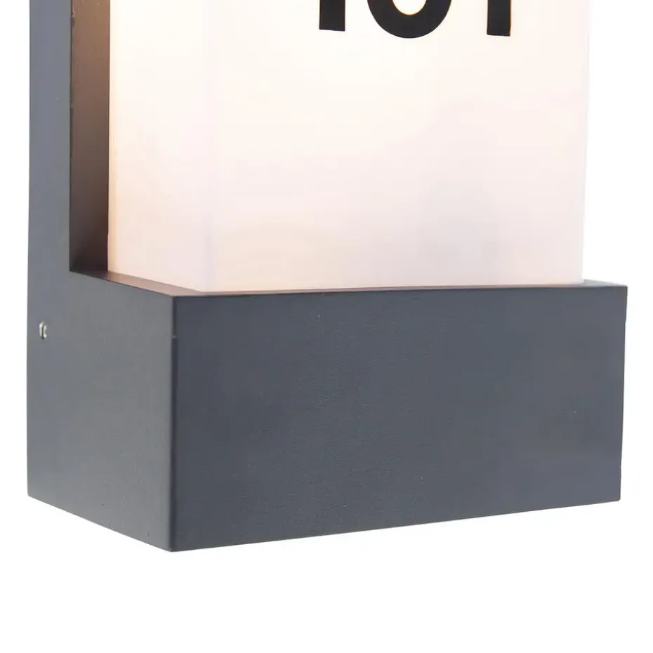 Qazqa wandlampen buiten tide grijs e27