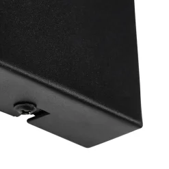 Qazqa wandlampen chon zwart e27