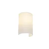 Qazqa wandlampen drum wit e27