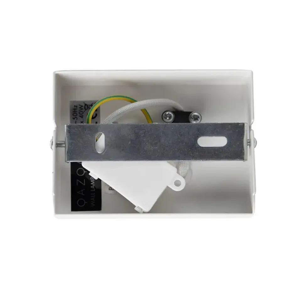 Qazqa wandlampen drum zwart e27