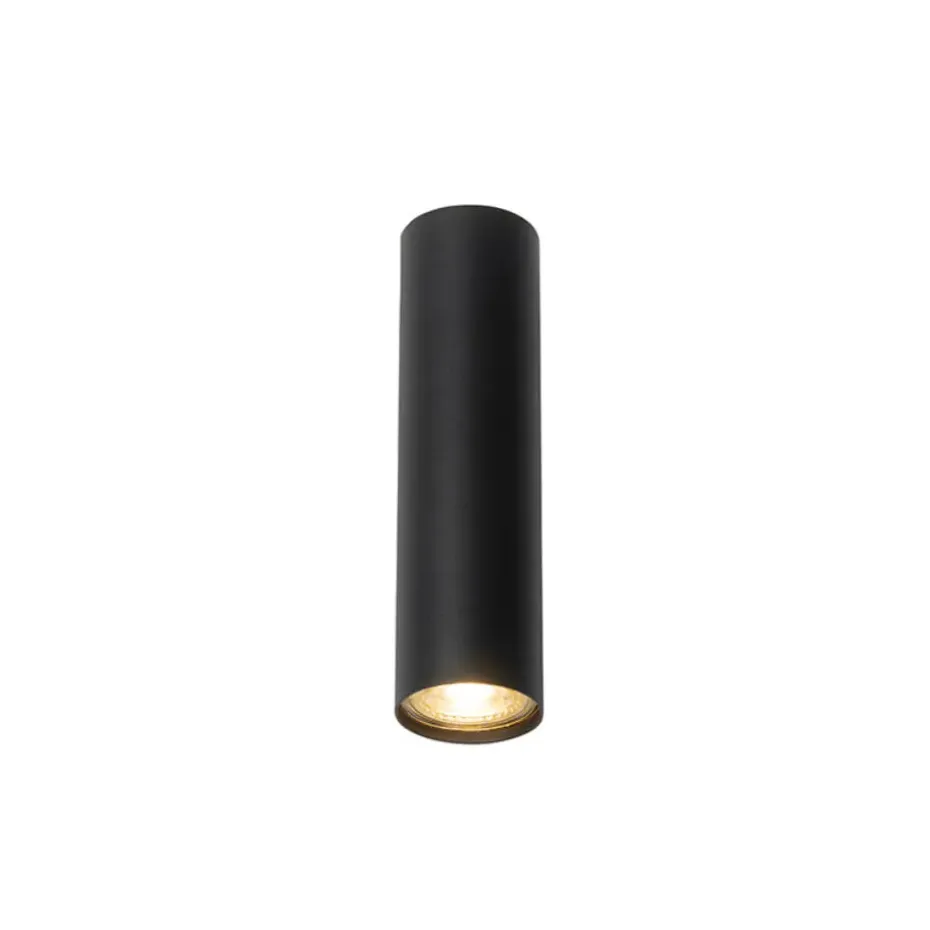 Qazqa wandlampen jeana zwart gu10
