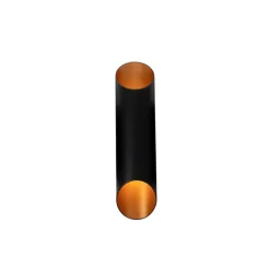 Qazqa wandlampen organa zwart gu10