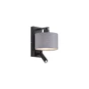 Qazqa wandlampen puglia grijs e27