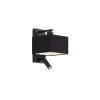 Qazqa wandlampen puglia zwart e27