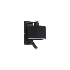 Qazqa wandlampen puglia zwart e27