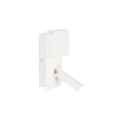 Qazqa wandlampen robin wit geïntegreerde led