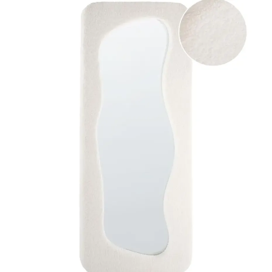 QUIMPER - Wandspiegel - Off-white - Glas/MDF