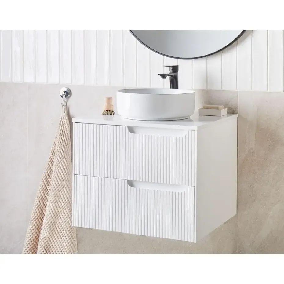 QUINTELA - Badkamermeubel - Wit - 60 x 52 cm - MDF