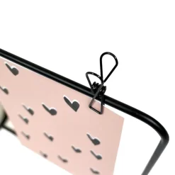 QUVIO Fotoframe met vaasje - Zwart en wit