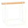 QUVIO Houder voor snijplanken - Metaal - Wit