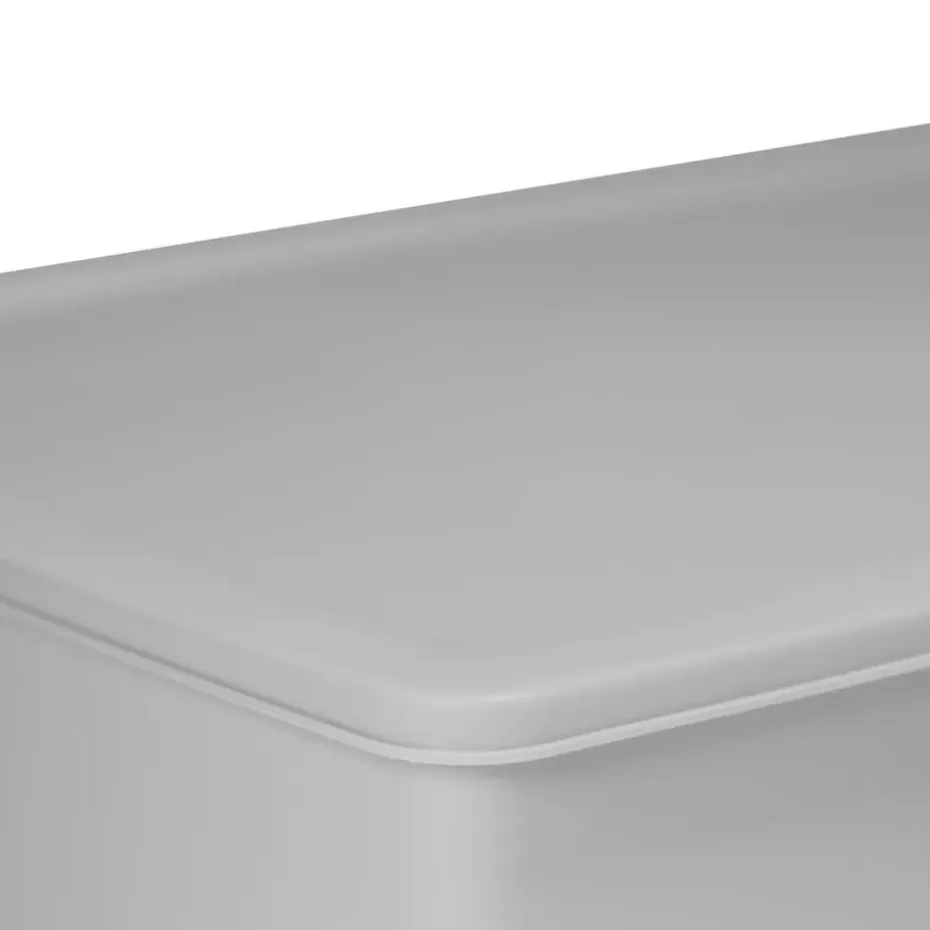 QUVIO Kast Organizer kunststof - Grijs - Set van 6