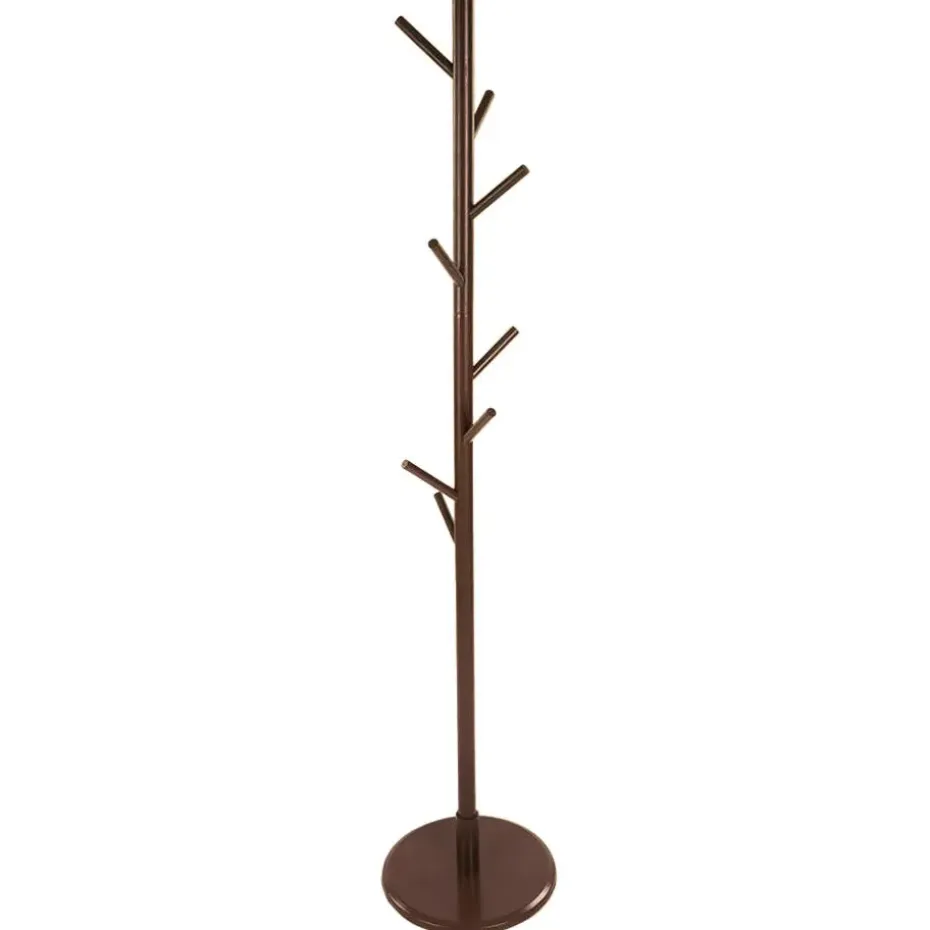 QUVIO Staande kapstok hout bruin