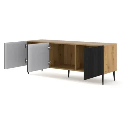 Ravenna B TV-meubel 150 3D gefreesd MDF folie mat