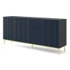 Ravenna F dressoir ladekast 200 3D3S gefreesd MDF folie met frame