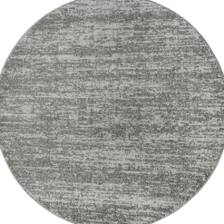 Relax Oslo - Laagpolig Effen Vloerkleed - Grijs - 150 CM ROND