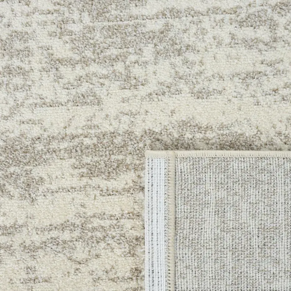 Relax Oslo - Laagpolig Effen Vloerkleed - Creme - 120x170 CM