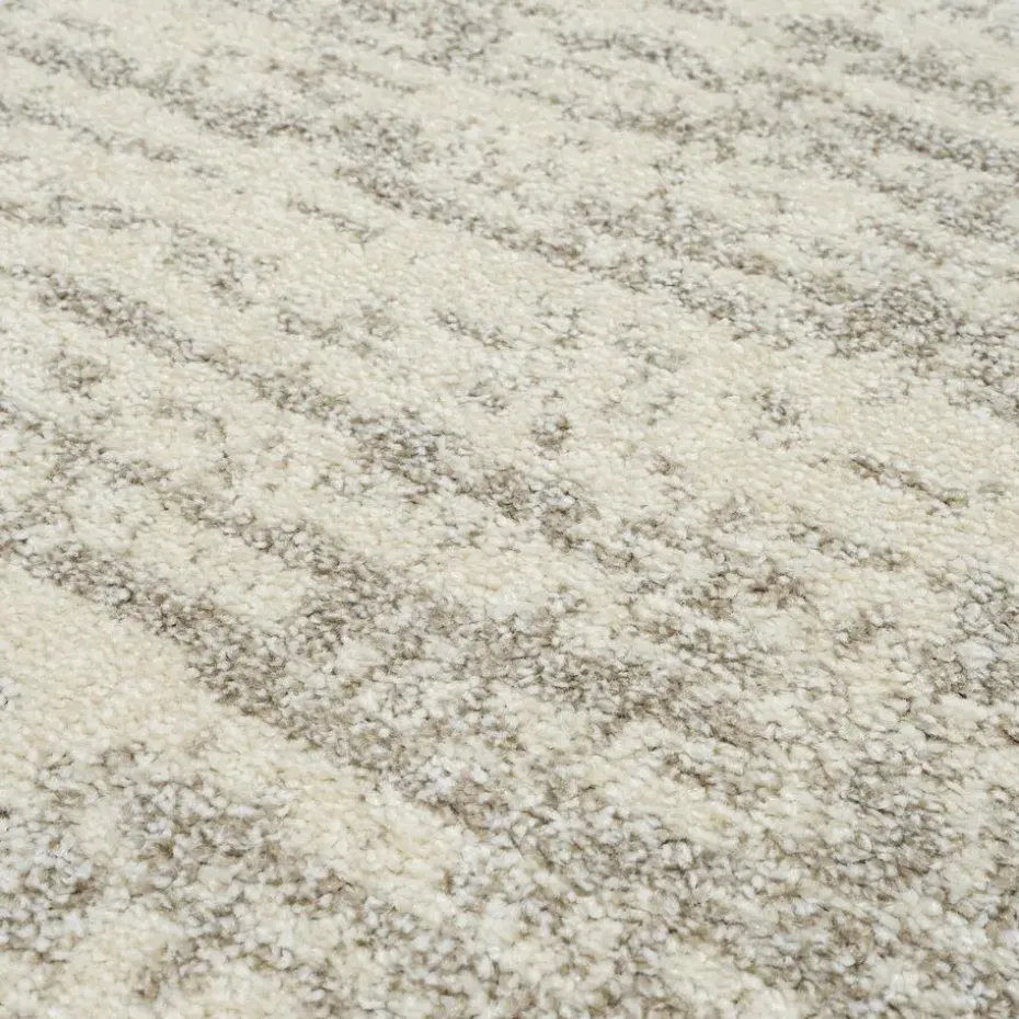 Relax Oslo - Laagpolig Effen Vloerkleed - Creme - 120x170 CM