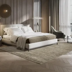 Relax Oslo - Laagpolig Effen Vloerkleed - Beige - 140x200 CM