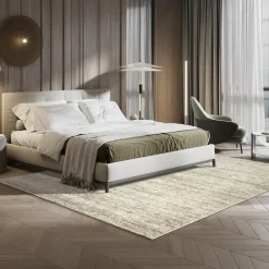 Relax Oslo - Laagpolig Effen Vloerkleed - Creme - 200x290 CM
