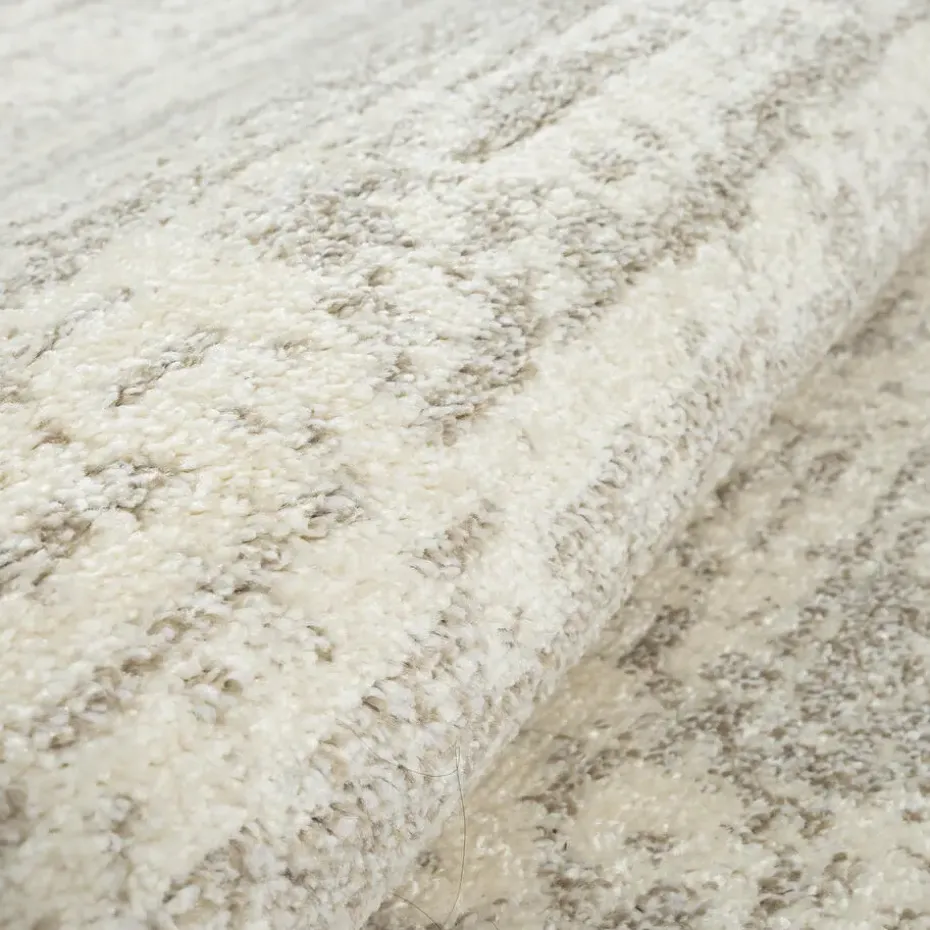 Relax Oslo - Laagpolig Effen Vloerkleed - Creme - 200x290 CM
