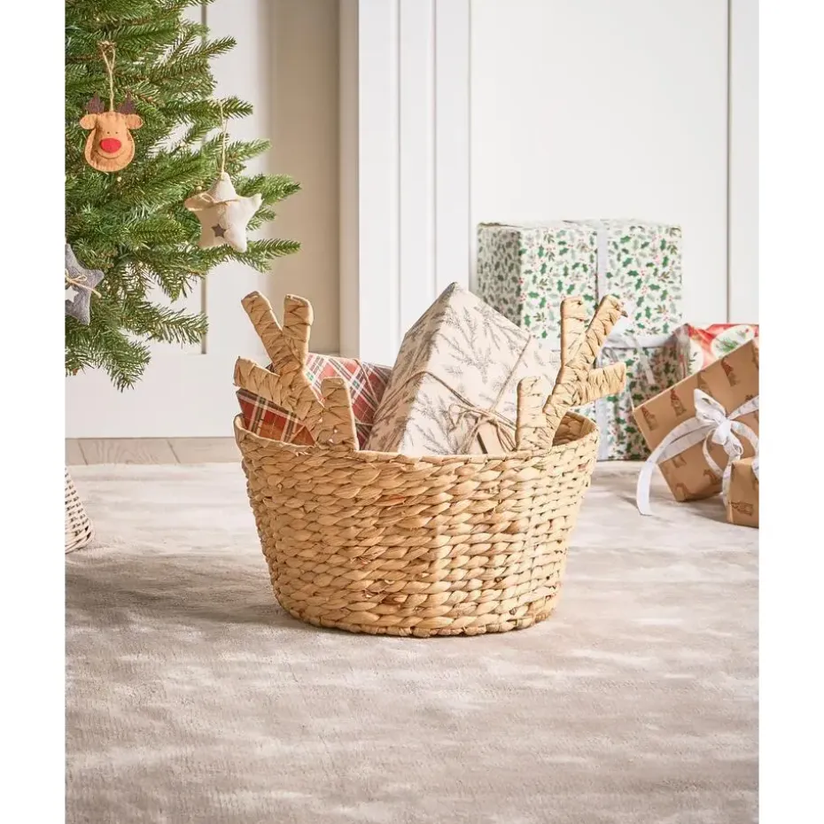 RENNE - Kerstmand - Naturel - Waterhyacint