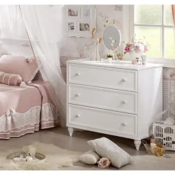 Romance commode kinderladekast meisjes