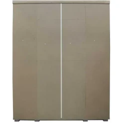 Rousseau Kledingkast Nikkie - 183x160x52cm - 4 deuren - wit