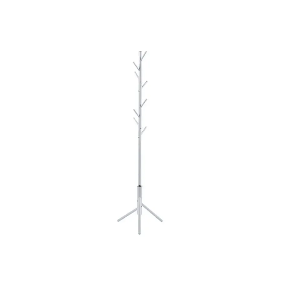 Rousseau Staande kapstok Kassie - Ø48 x 174 cm - Wit / Metaal