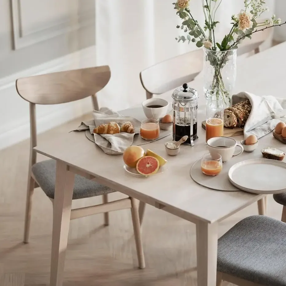 Rowico Home Filippa Houten Eettafel Verlengbaar 180 cm - Whitewash