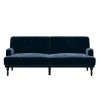 Ruby - 3-zits slaapbank in blauw fluweel