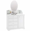 Rustic commode ladekast wit compleet meisjeskamer