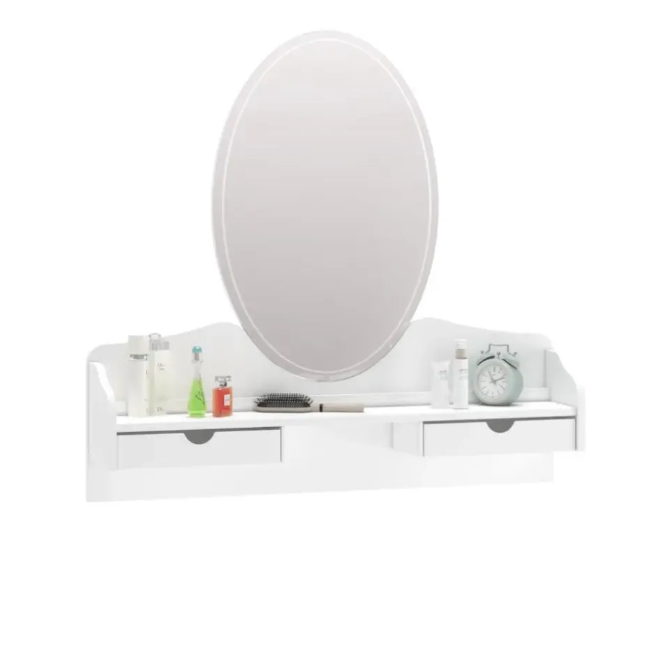 Rustic commode ladekast wit meisjeskamer