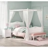 Rustic hemelbed twijfelaar meisjesbed meisjeskamer 200 x 120 cm