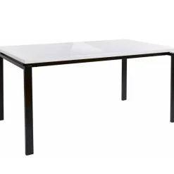 Sabine - Eettafel 160x90 cm voor 8 in wit MDF
