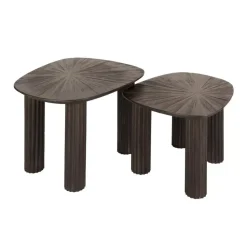 Salontafel - Vierhoekig - Set Van 2 - Teakhout - Maya
