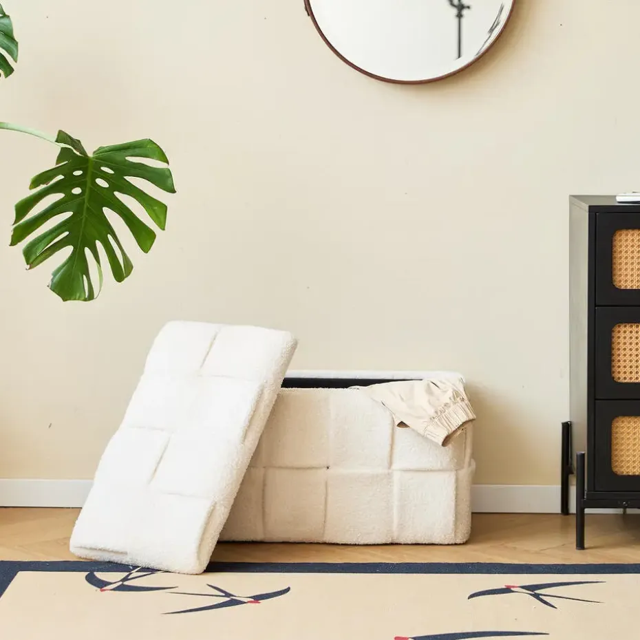 Scandinavische Designbank met Opbergruimte