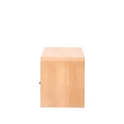 Scandinavische TV-meubel van massief hout met 2 laden