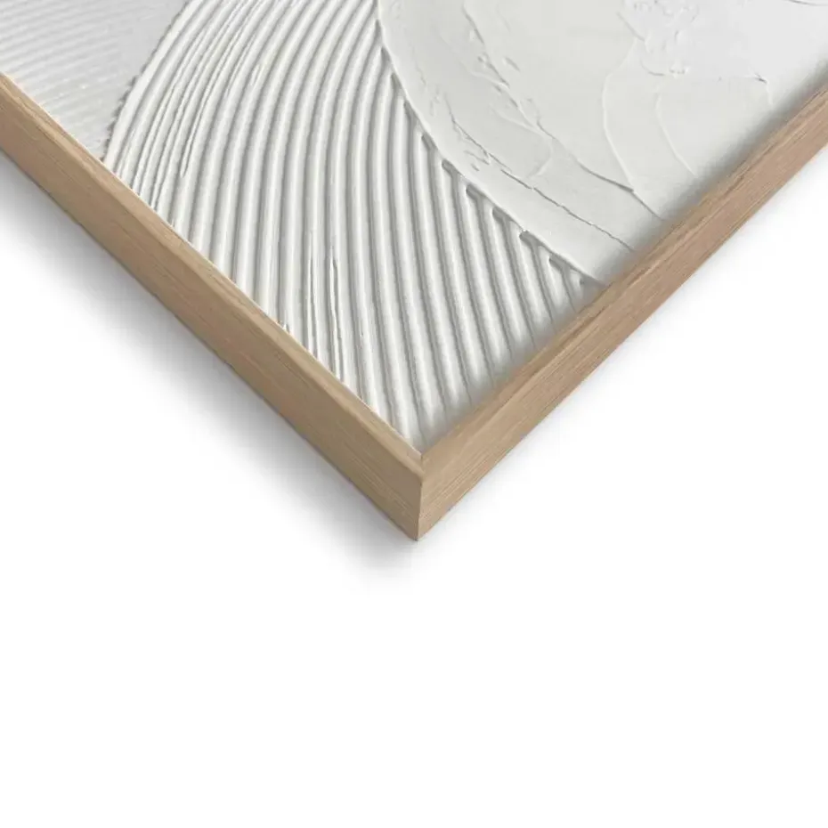 Schilderij 3D Art Coast - 70 x 50cm - Wit