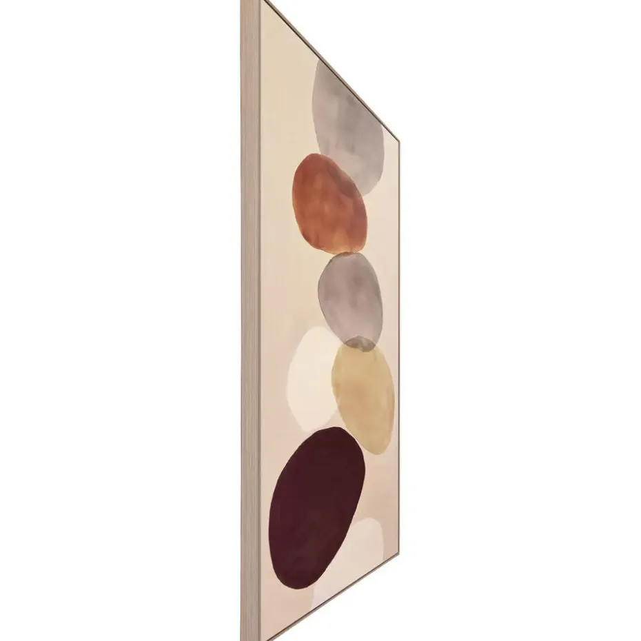 Schilderij gekleurde stenen FCL - 118x70 cm