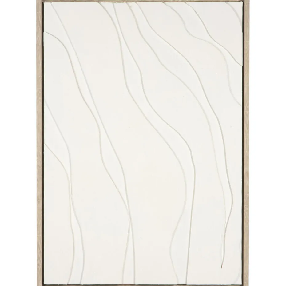 Schilderij Organic off-white MDF - 70x50 cm