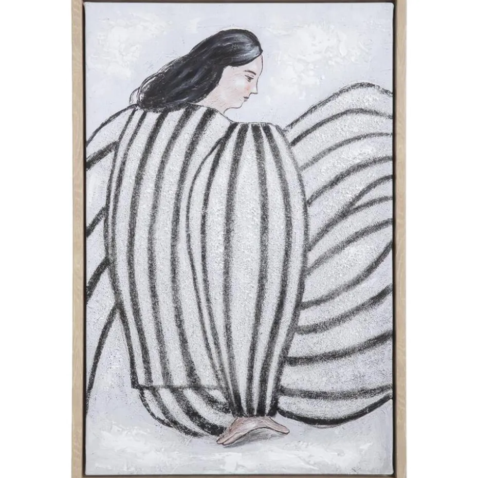 Schilderij Woman - multikleur - 60x40 cm