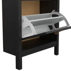 Schoenenkast Madeira - zwart - 102,9x53,8x24,6 cm