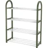 Schoenenrek/schoenenstandaard - 4-laags - grijs - 50 x 19 x 65 cm