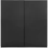 Schuifdeurkast Genua - antraciet - 204x200x60 cm