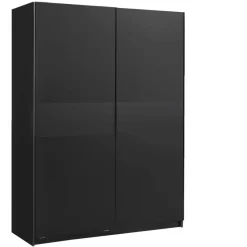 Schuifdeurkast Genua - antraciet - 204x150x60 cm