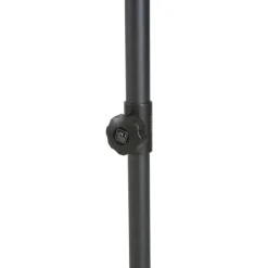 4-Seasons stokparasol Azzurro 350 cm - Charcoal