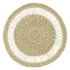 Secret de Gourmet Placemat - zeegras naturel - rond - 38 cm
